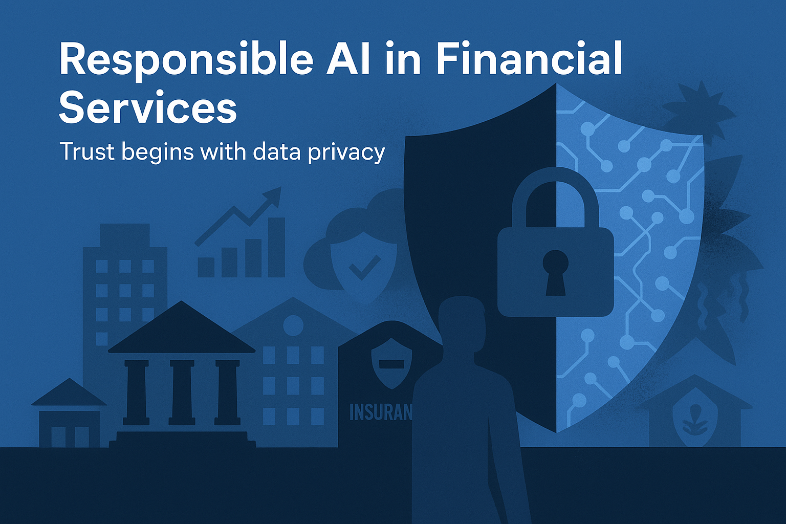 AI in financial services with a focus on data privacy and security, emphasizing responsible AI solutions from C² Data Technology.